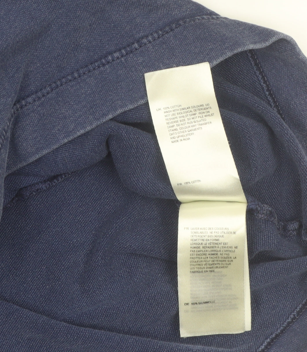 White Stuff Women's Blue Cotton Shift Dress Size 14