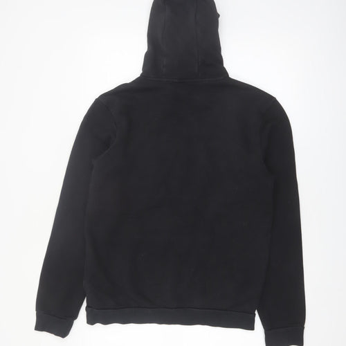 Adidas Men's Black Pullover Hoodie Size L Sports Fleece Sweatshirt