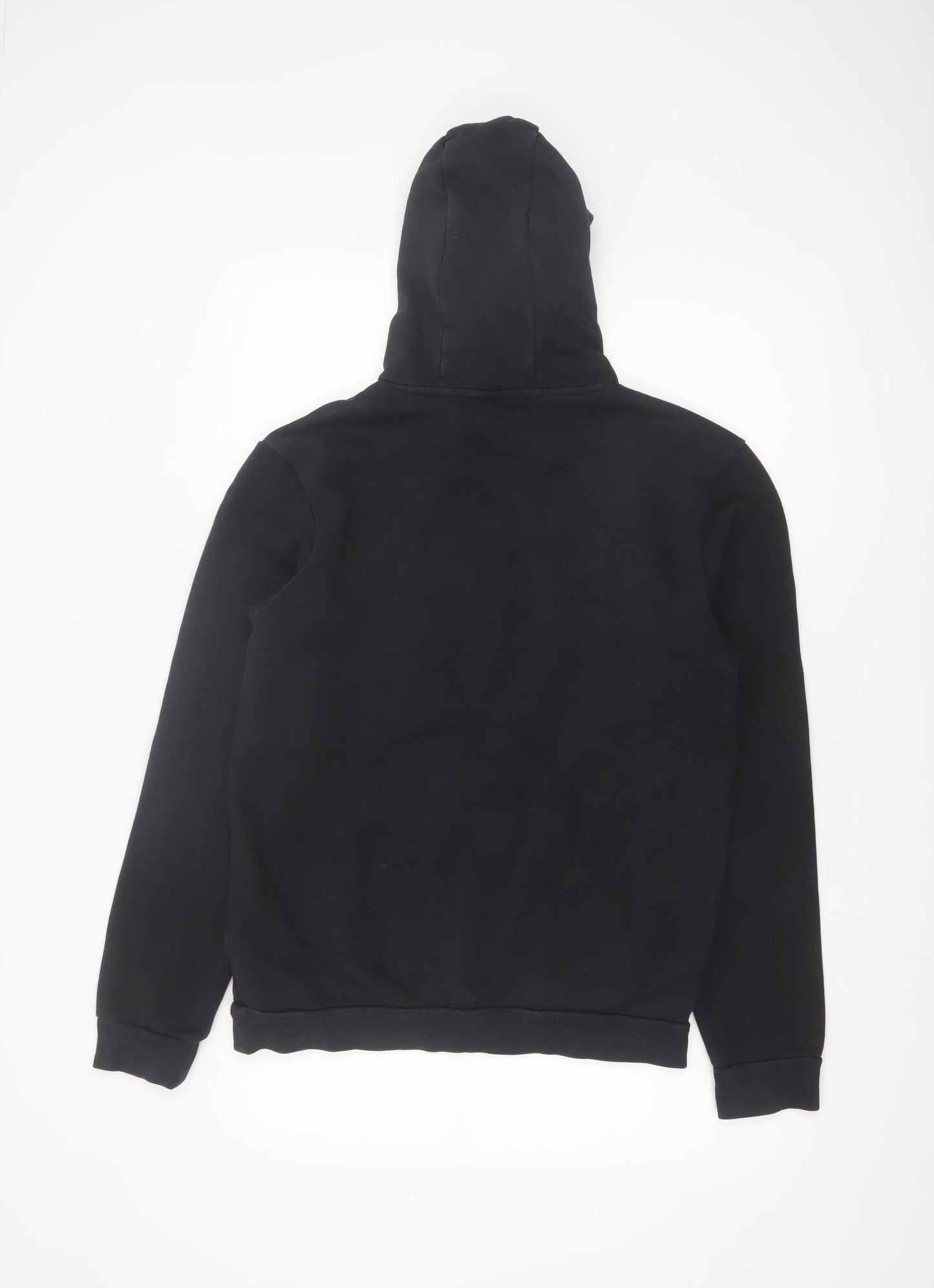 Adidas Men's Black Pullover Hoodie Size L Sports Fleece Sweatshirt
