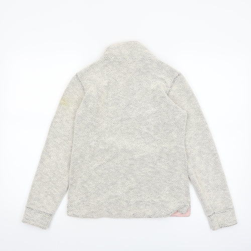 Trespass Women's Beige 1/4 Zip Fleece Pullover Sweatshirt XS