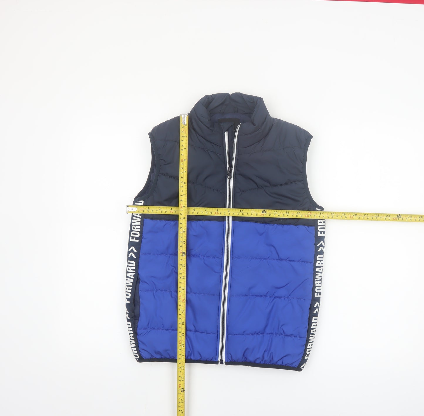 Name It Boys Blue Colourblock Padded Bodywarmer 12 Years