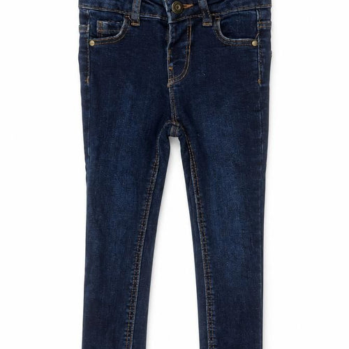 Denim Co Boys Blue Skinny Jeans 18-24 Months Cotton Blend