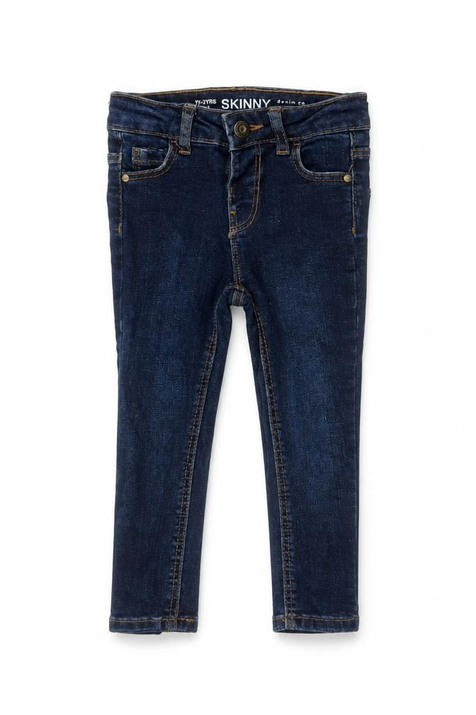 Denim Co Boys Blue Skinny Jeans 18-24 Months Cotton Blend
