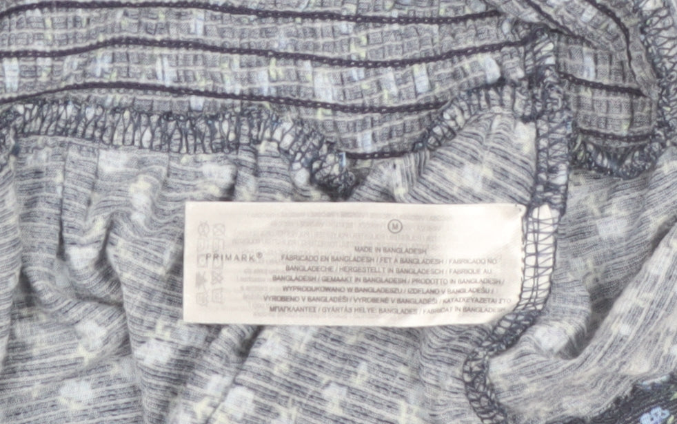 Primark Women's Blue Floral Camisole Top Medium