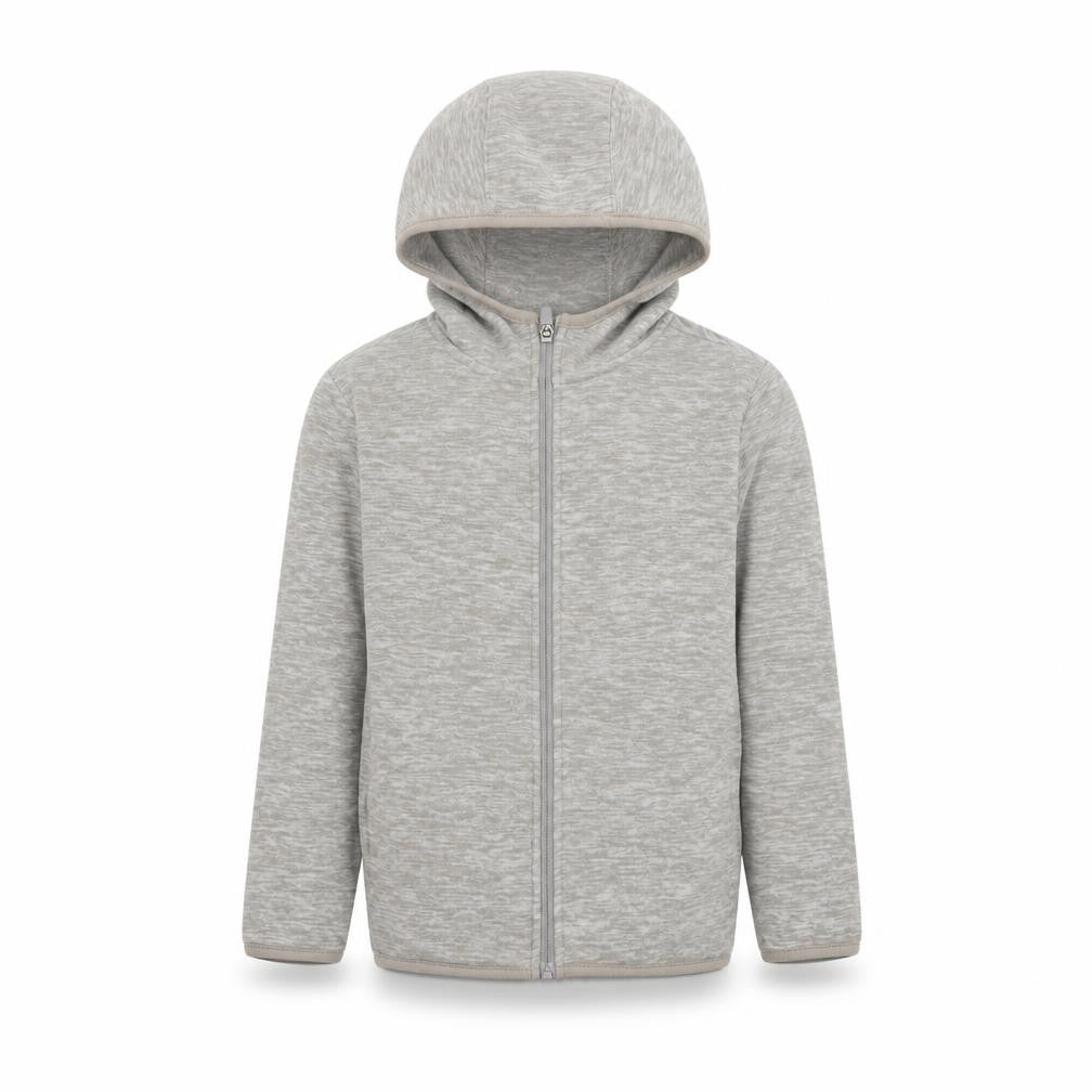 Dunnes Stores Boys Grey Full Zip Hoodie Age 8-9 Years Polyester Fleece