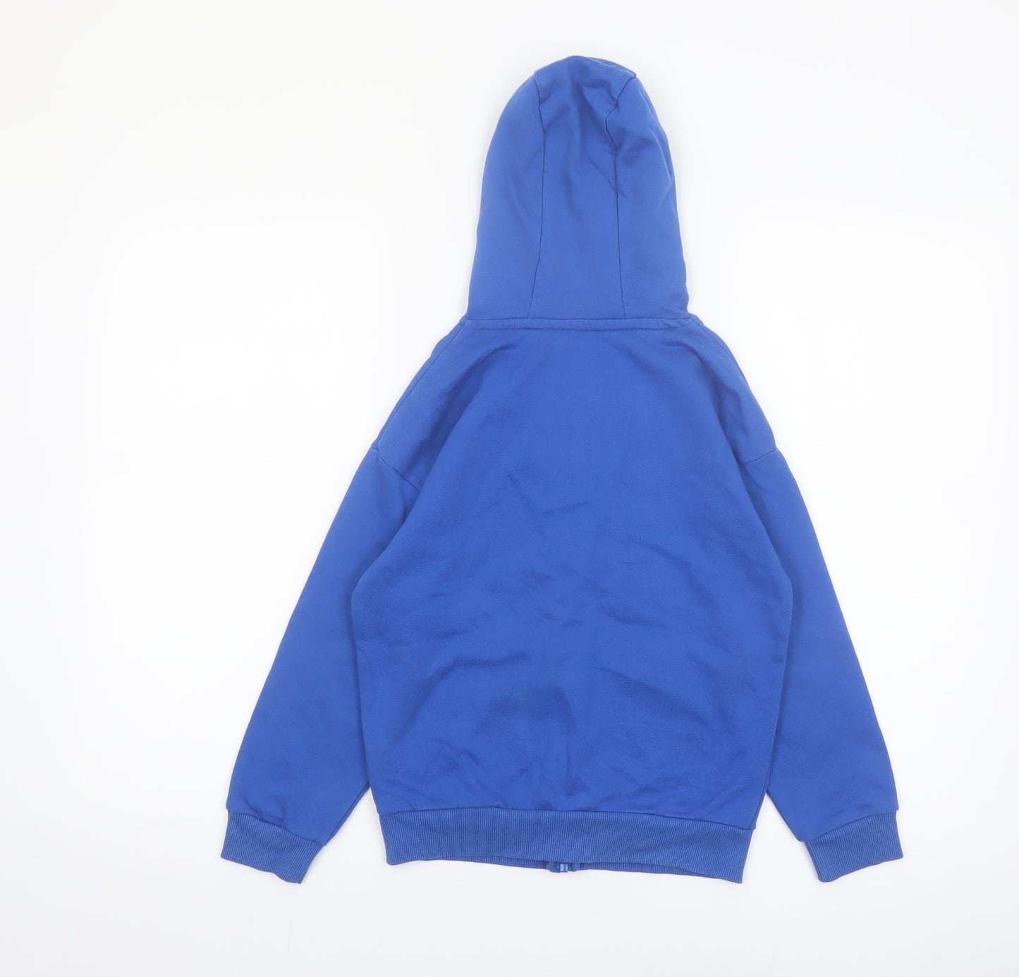 Dunnes Stores Boys Blue Full Zip Hoodie Size 8-9 Years Cotton Blend