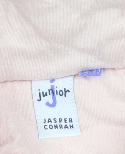 Jasper Conran Junior Pink Hooded Faux Fur Puffer Jacket 18-24 Months