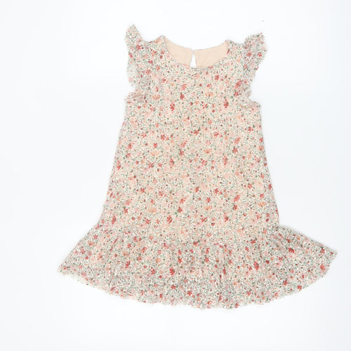 St Bernard Girls Multicoloured Floral A-Line Dress Age 6 Years