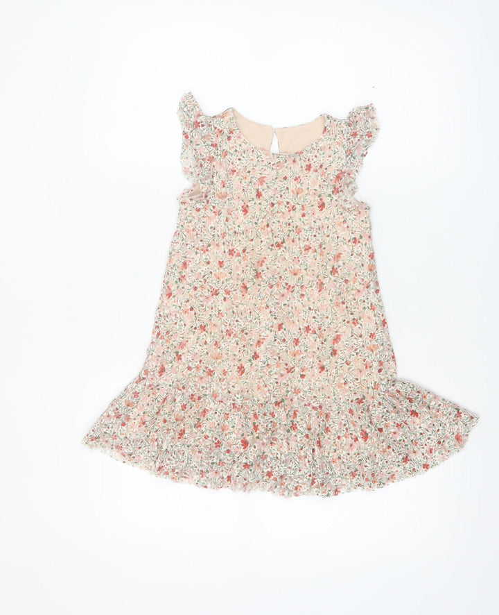 St Bernard Girls Multicoloured Floral A-Line Dress Age 6 Years