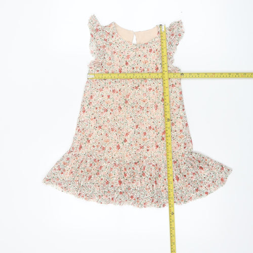 St Bernard Girls Multicoloured Floral A-Line Dress Age 6 Years