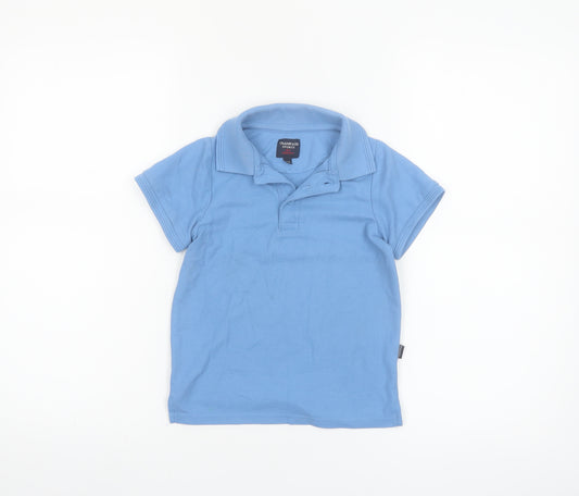 Trampass Sports by Skippy Boys Blue Polo Shirt 4-5 Years Short Sleeve Cotton