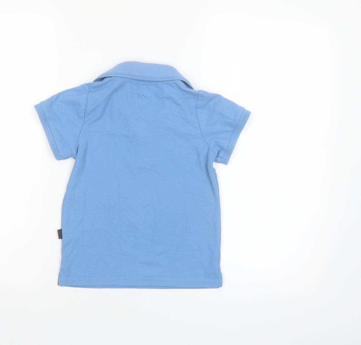 Trampass Sports by Skippy Boys Blue Polo Shirt 4-5 Years Short Sleeve Cotton