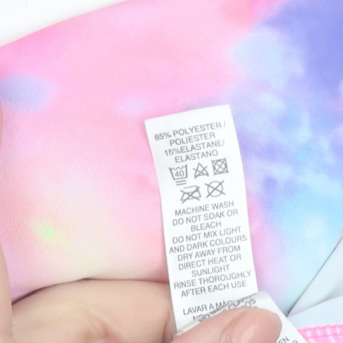 Dunnes Stores Girls Multicoloured Tie-Dye Rash Guard Top 10-11 Years