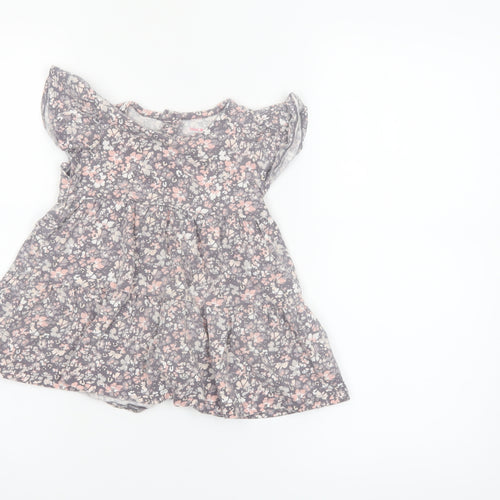 Isaac Mizrahi Girls Multicoloured Floral Tunic Top 3-4 Years Cotton