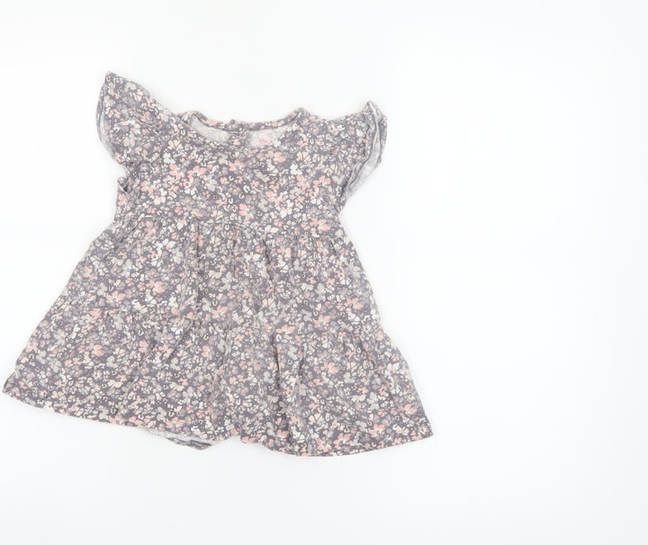 Isaac Mizrahi Girls Multicoloured Floral Tunic Top 3-4 Years Cotton