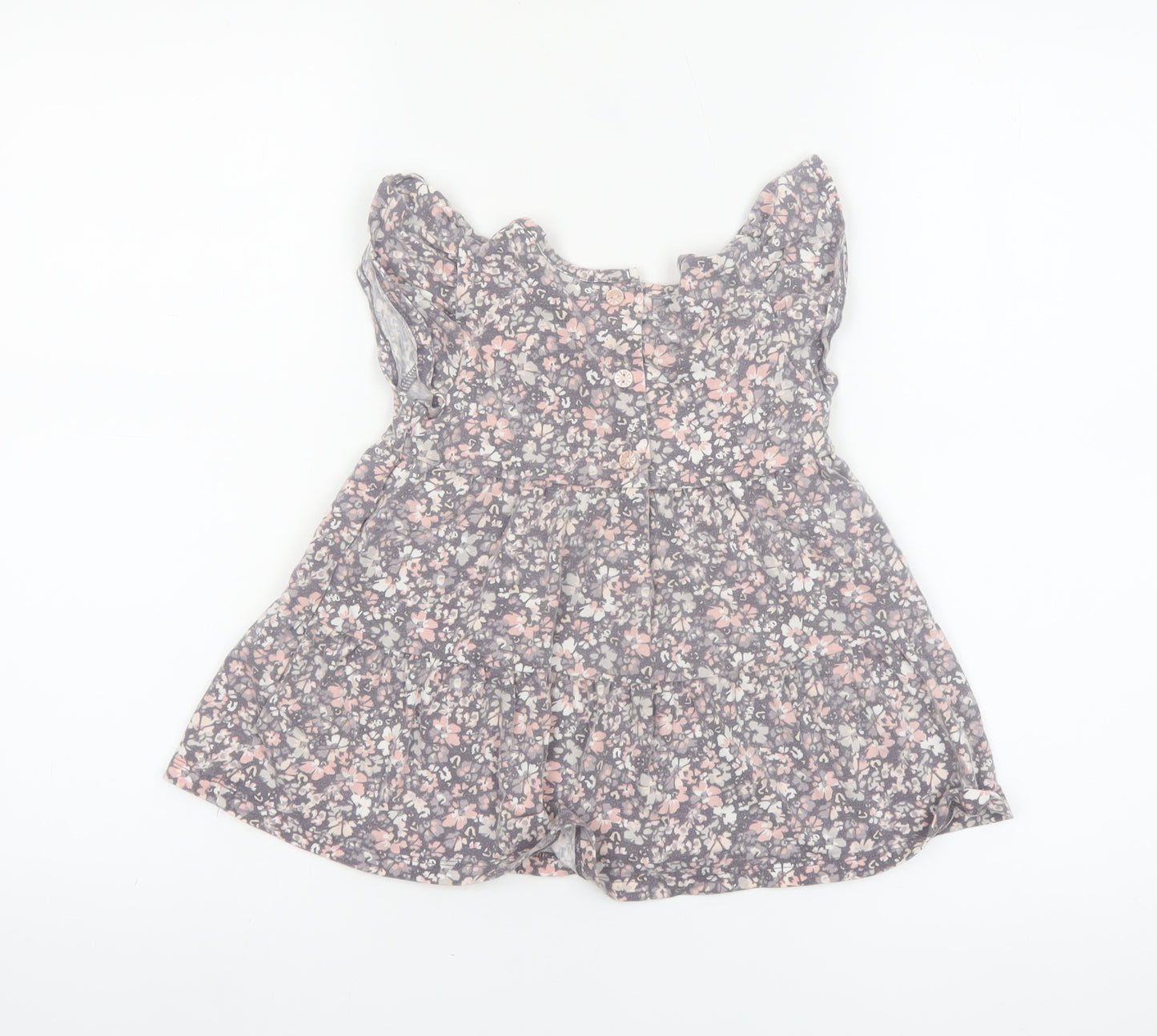 Isaac Mizrahi Girls Multicoloured Floral Tunic Top 3-4 Years Cotton