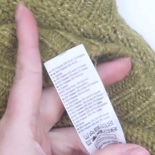 Primark Girls Green Sleeveless Knit Vest 12-13 Years Pullover Jumper