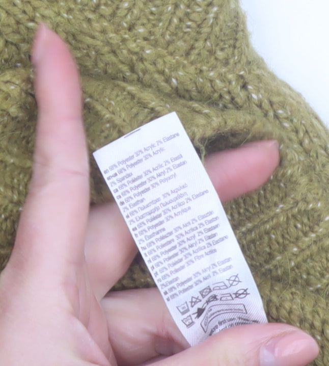 Primark Girls Green Sleeveless Knit Vest 12-13 Years Pullover Jumper