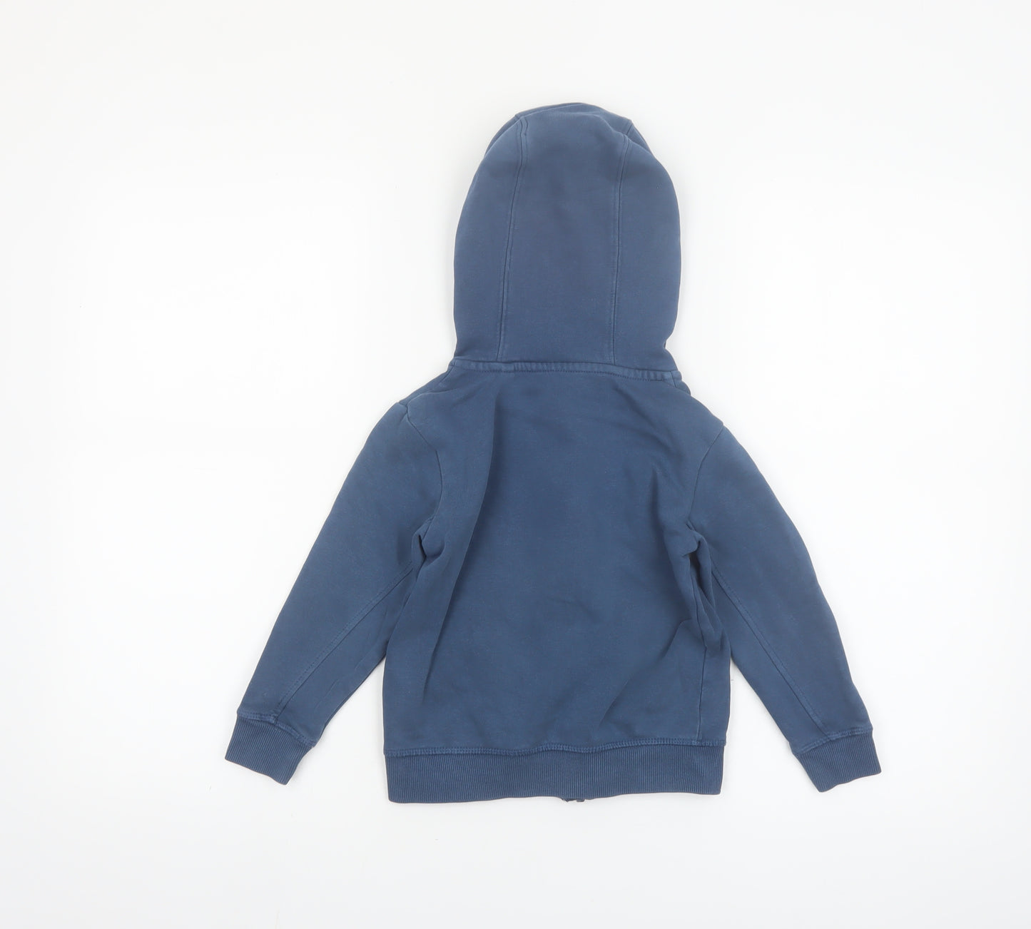Next Boys Blue Full Zip Hoodie 4 Years Cotton Blend Casual