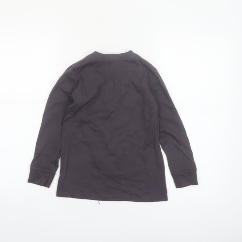 Dunnes Stores Boys Black Christmas 'Santa Is A Gamer' Long Sleeve T-Shirt 7-8 Years