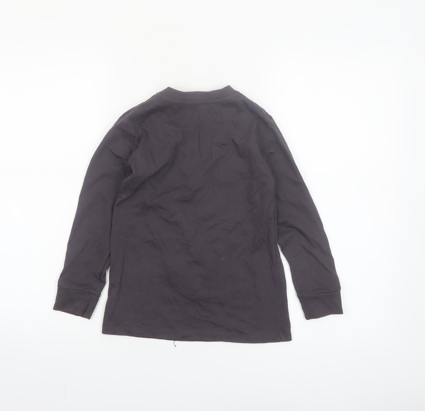 Dunnes Stores Boys Black Christmas 'Santa Is A Gamer' Long Sleeve T-Shirt 7-8 Years