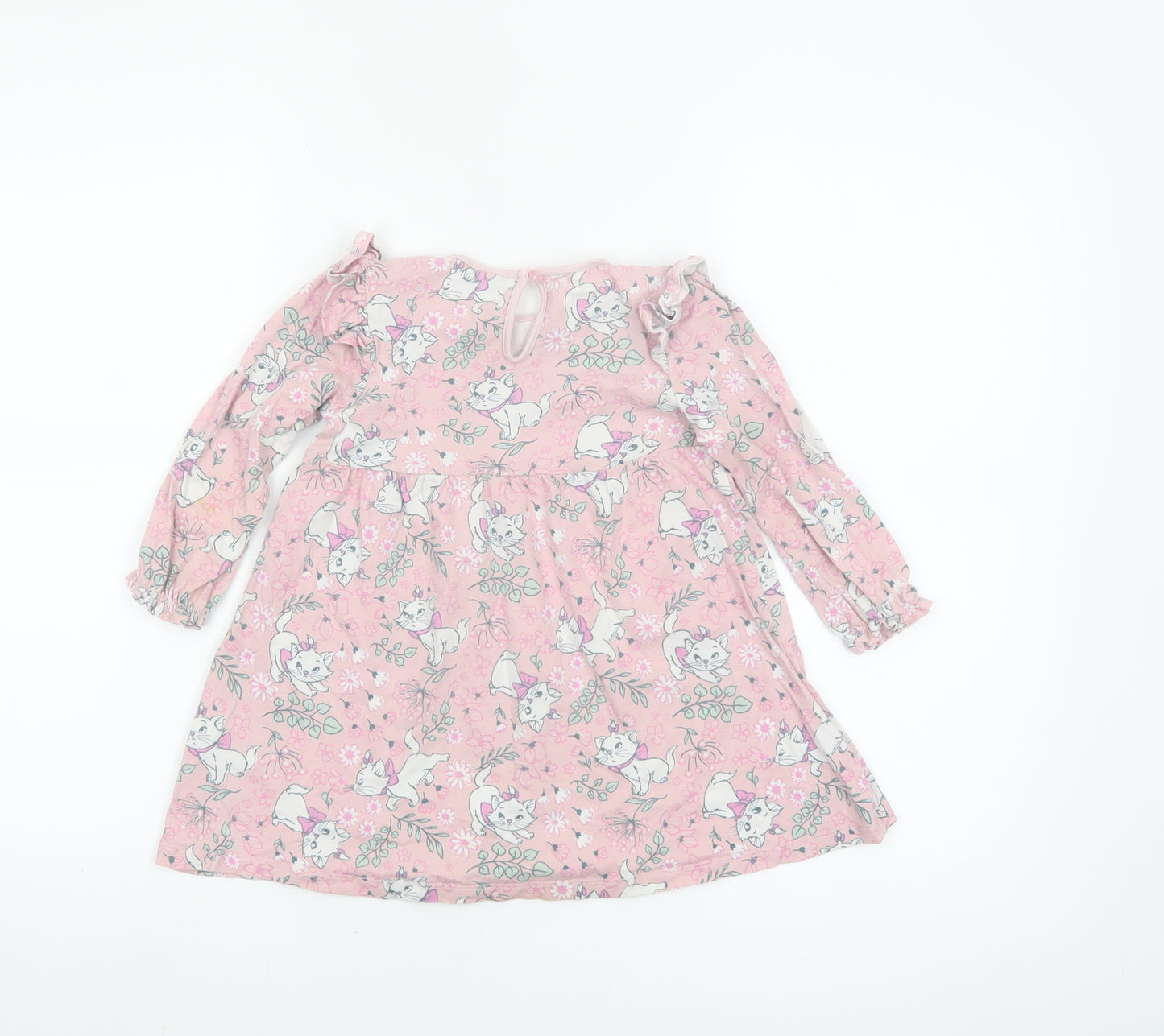 Disney Baby Girls Pink Marie Aristocats A-Line Dress 24 Months
