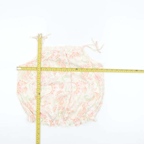 Next Girls Multicoloured Paisley Viscose Camisole Top 11 Years