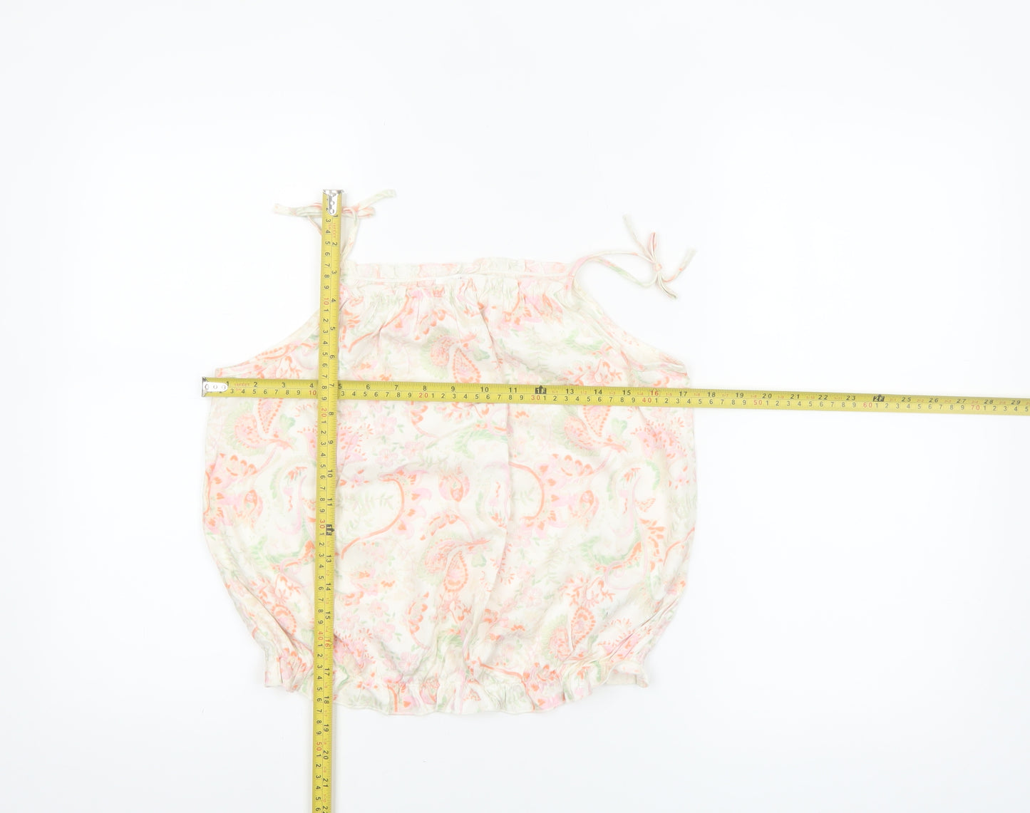 Next Girls Multicoloured Paisley Viscose Camisole Top 11 Years