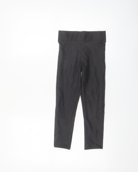 River Island Girls Black Jeggings 5-6 Years Stretch Trousers