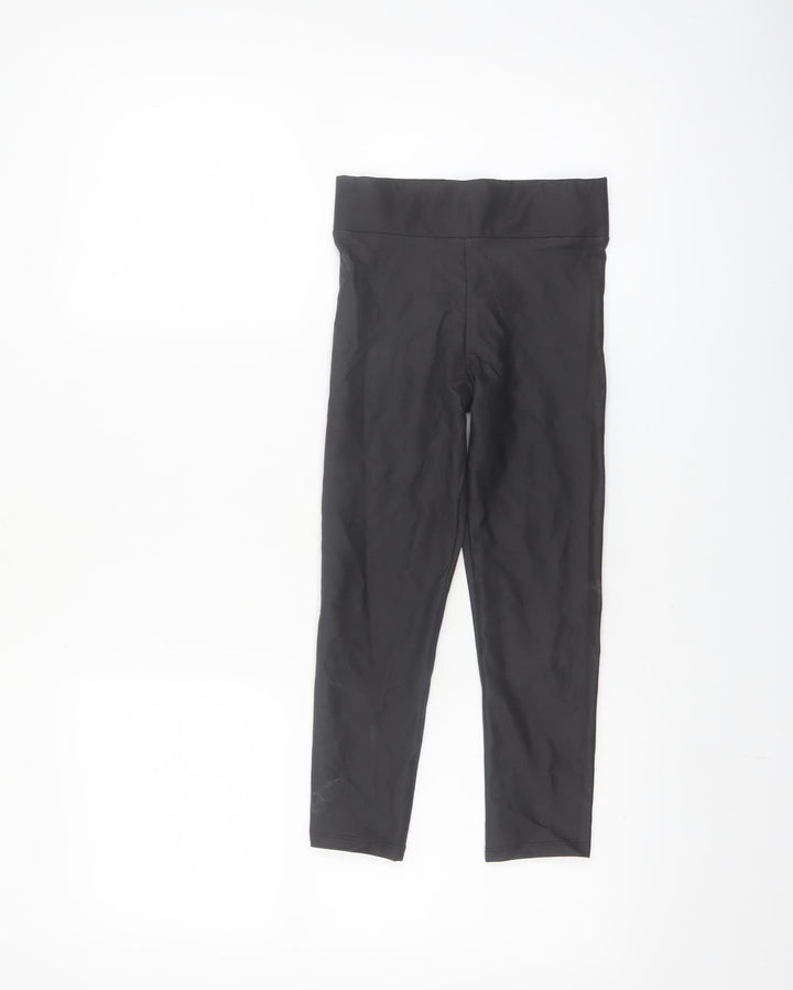 River Island Girls Black Jeggings 5-6 Years Stretch Trousers