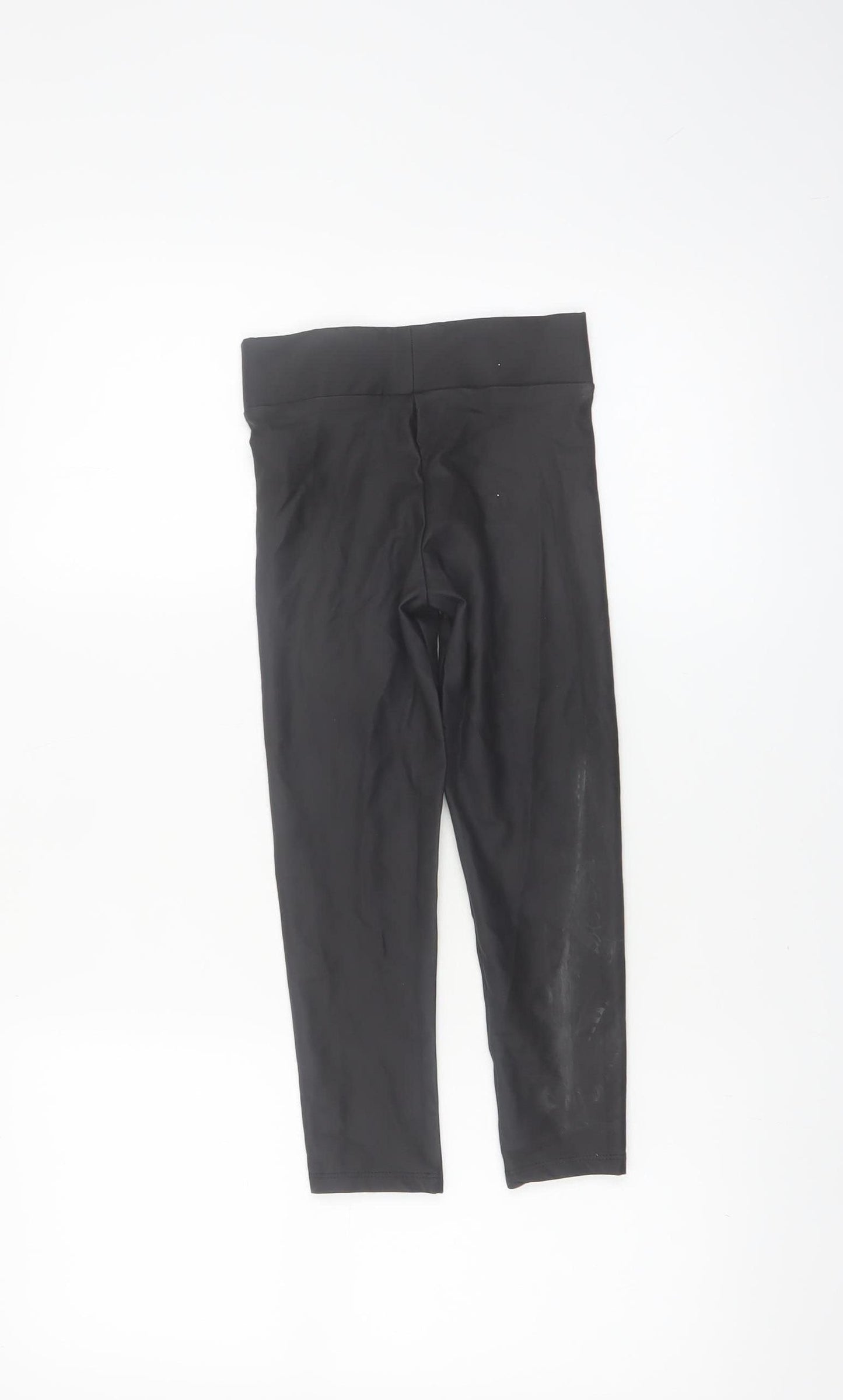 River Island Girls Black Jeggings 5-6 Years Stretch Trousers