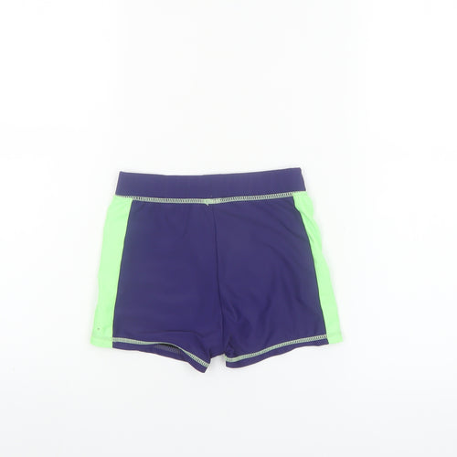 Fun in the Stones Boys Blue Green Swim Shorts 7-8 Years Trunks