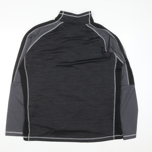 Regatta Mens Black 2XL 1/4 Zip Pullover Outdoor Sweatshirt
