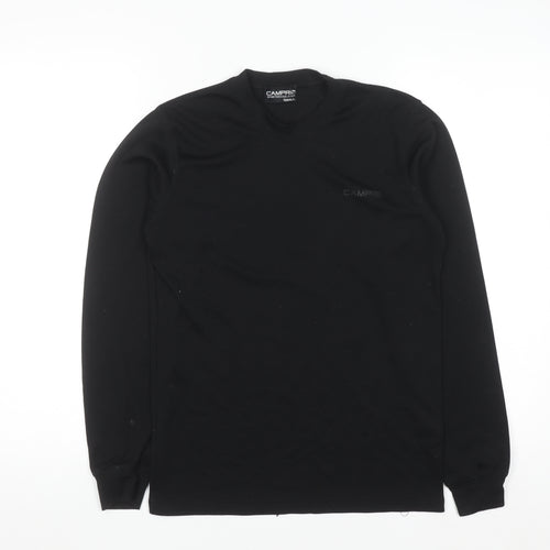 Campri Men's Black Small Thermal Long Sleeve Sports Base Layer Top