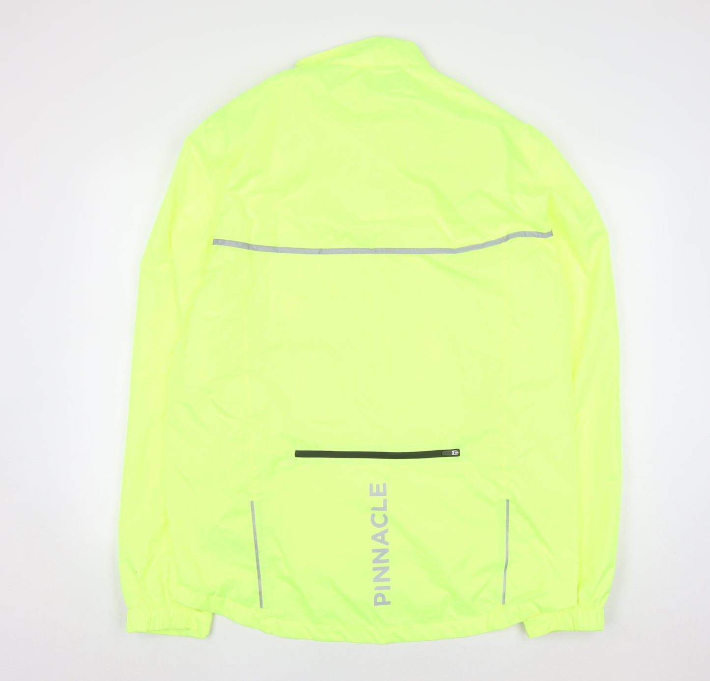 Pinnacle Men's Yellow 3XL Windbreaker Cycling Jacket Reflective Lightweight