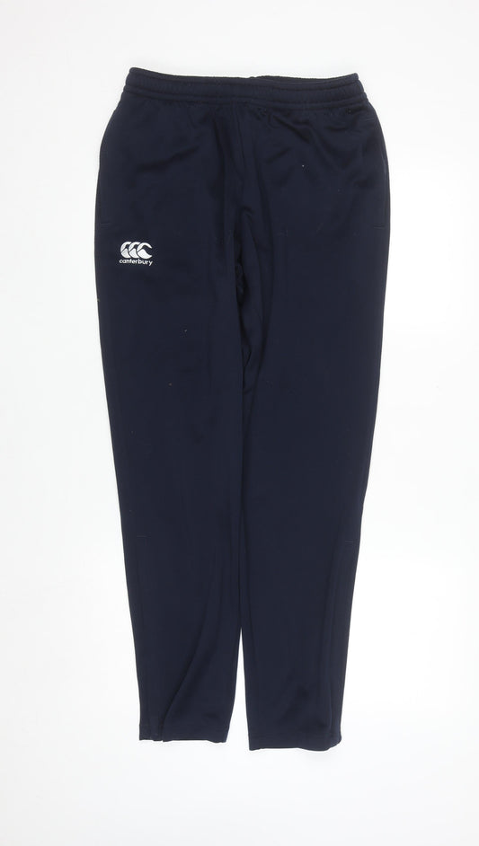 Canterbury Men's Blue Jogger Trousers Size L Fleece Activewear