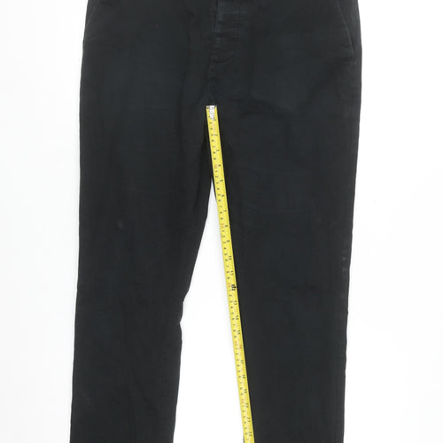 Primark Men’s Black Slim Fit Chino Trousers W34 L32