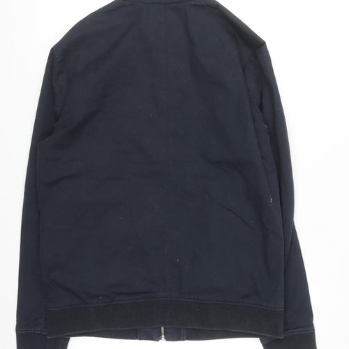 Jack & Jones Premium Men's Navy Cotton Bomber Jacket Size L