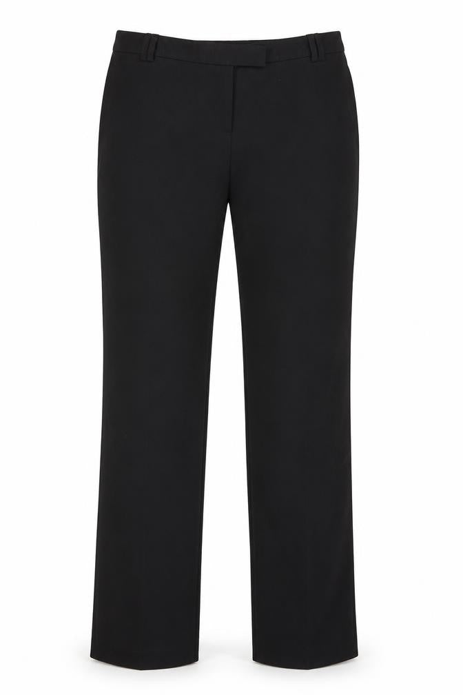 Front view of Atmosphere Women Black Stretch Dress Pants, size 12, Regular Workwear