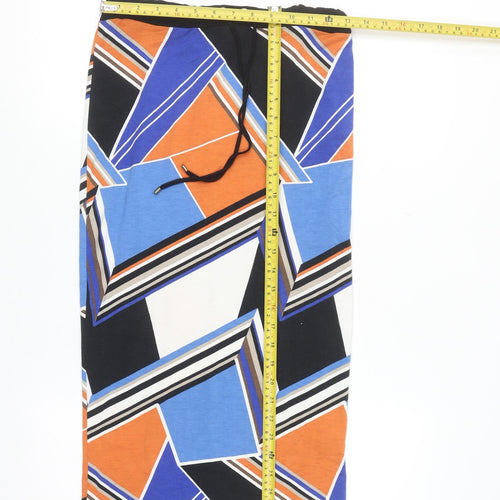 Dorothy Perkins Women’s Multicoloured Geometric Midi Pencil Skirt Size 8