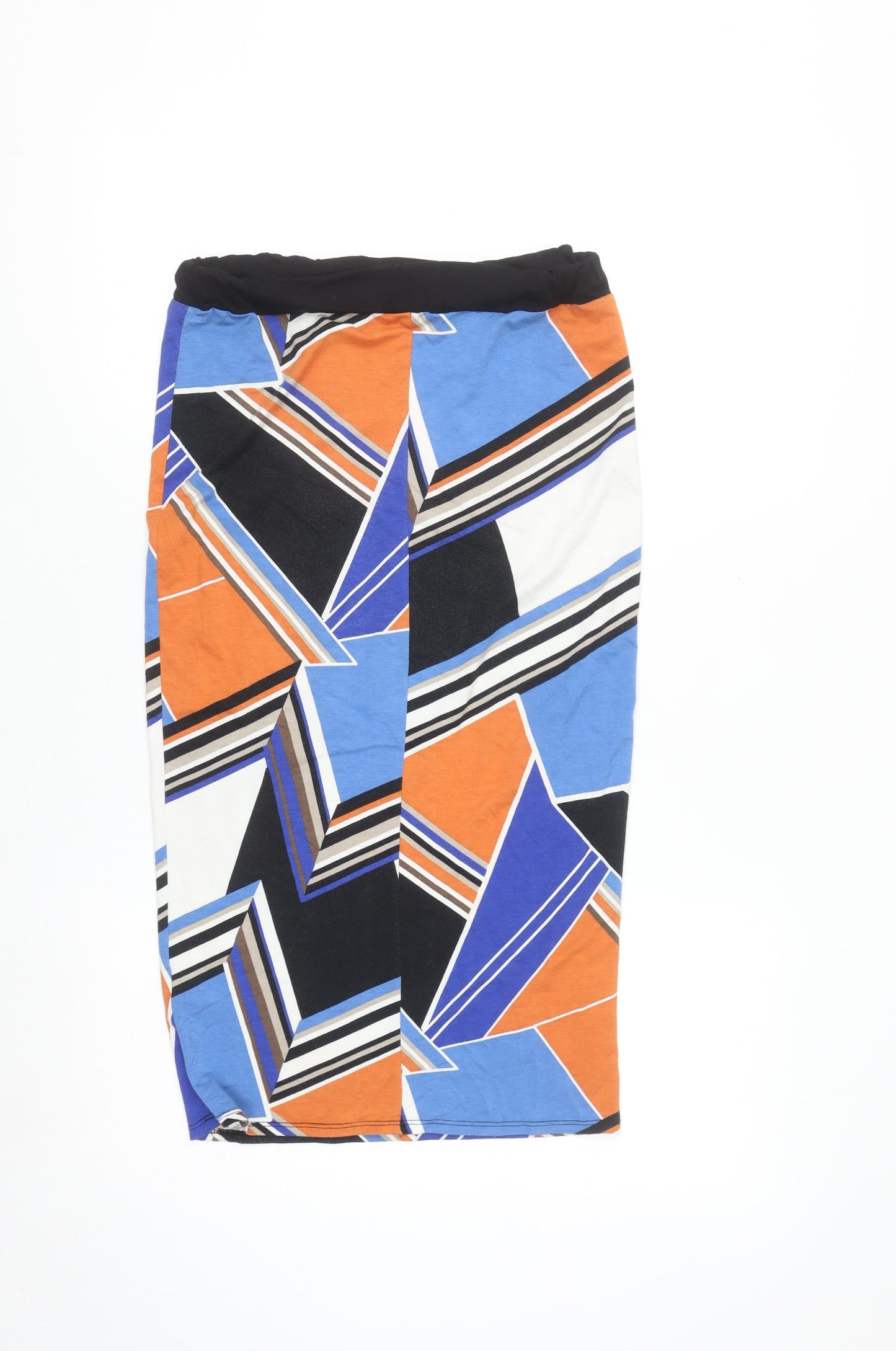 Dorothy Perkins Women’s Multicoloured Geometric Midi Pencil Skirt Size 8