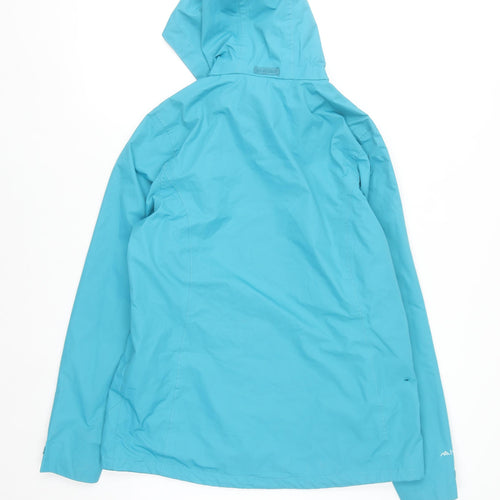 Regatta Women's Blue Waterproof Hooded Rain Jacket UK 12