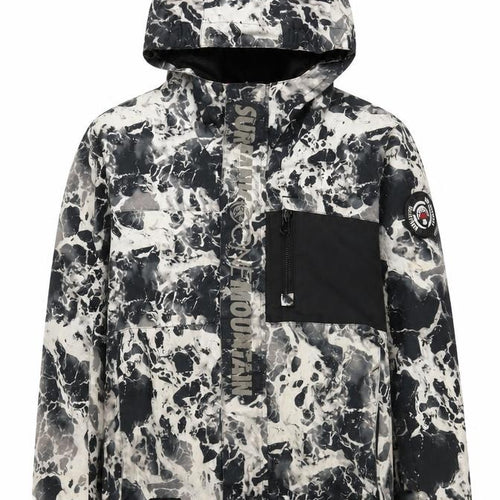 Surfanic Boys Multicoloured Ski Jacket Hooded Waterproof 12 Years