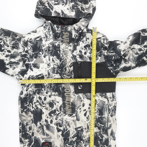 Surfanic Boys Multicoloured Ski Jacket Hooded Waterproof 12 Years