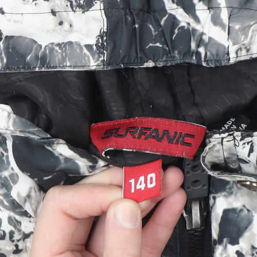 Surfanic Boys Multicoloured Ski Jacket Hooded Waterproof 12 Years