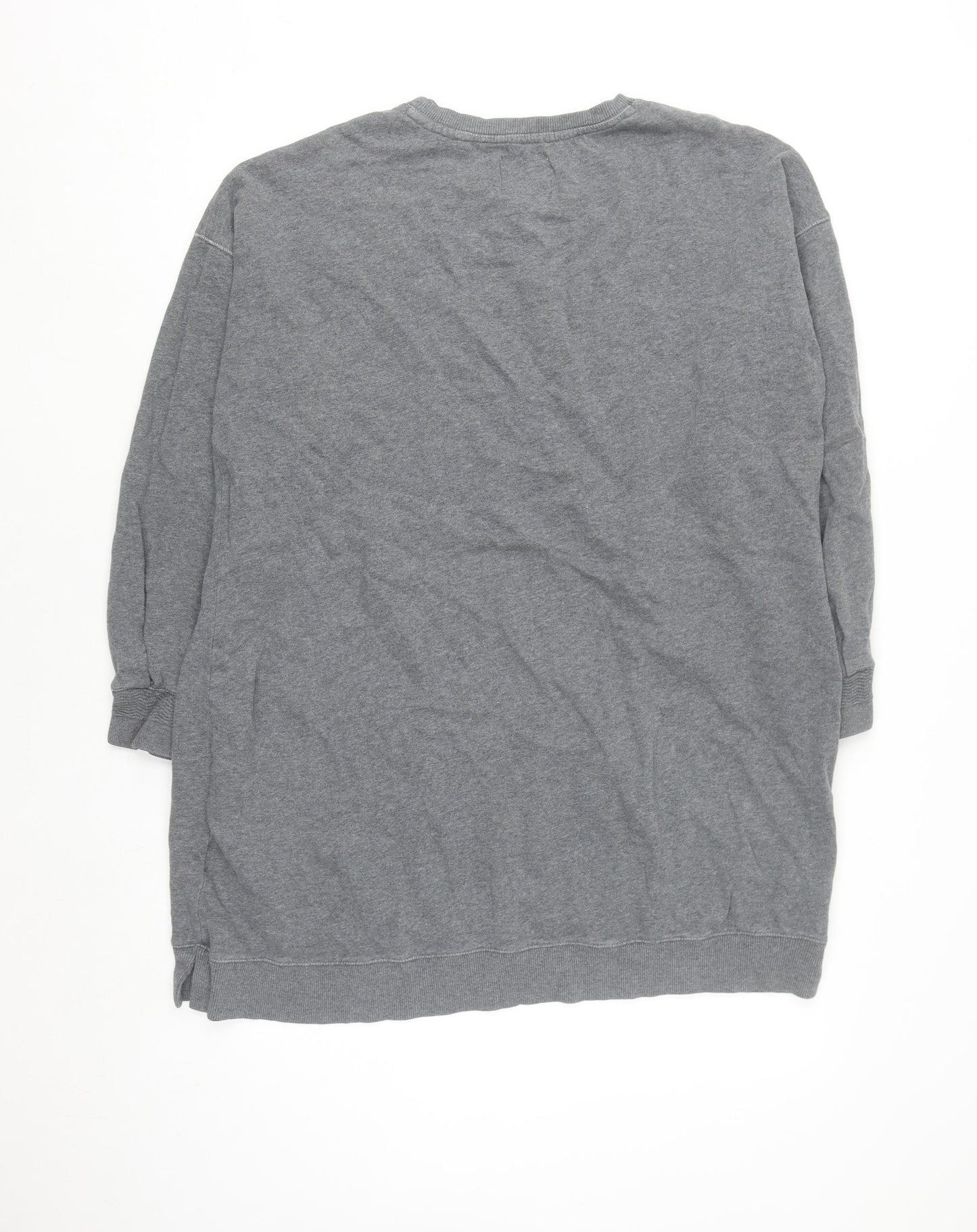 Next Women's Grey XL Longline Pullover Sweatshirt Tunic