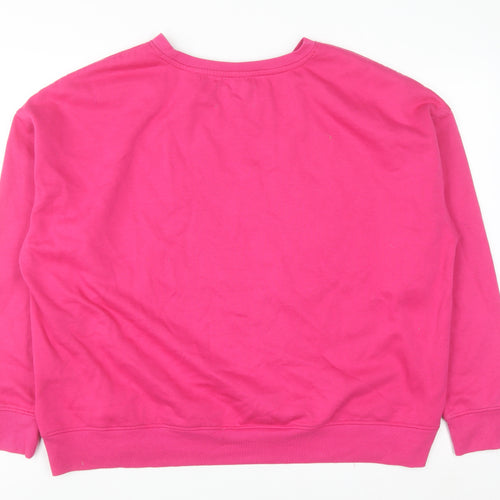 Emily in Paris Women’s Pink XL Pullover Sweatshirt Graphic Print Netflix