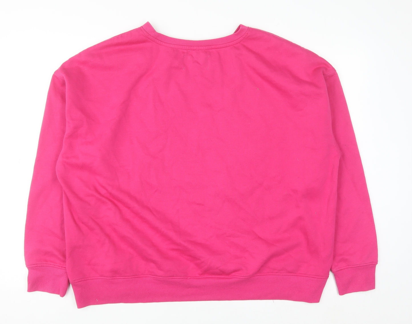 Emily in Paris Women’s Pink XL Pullover Sweatshirt Graphic Print Netflix