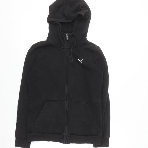 Puma Men's Black Full Zip Hoodie Size S Sportswear Fleece