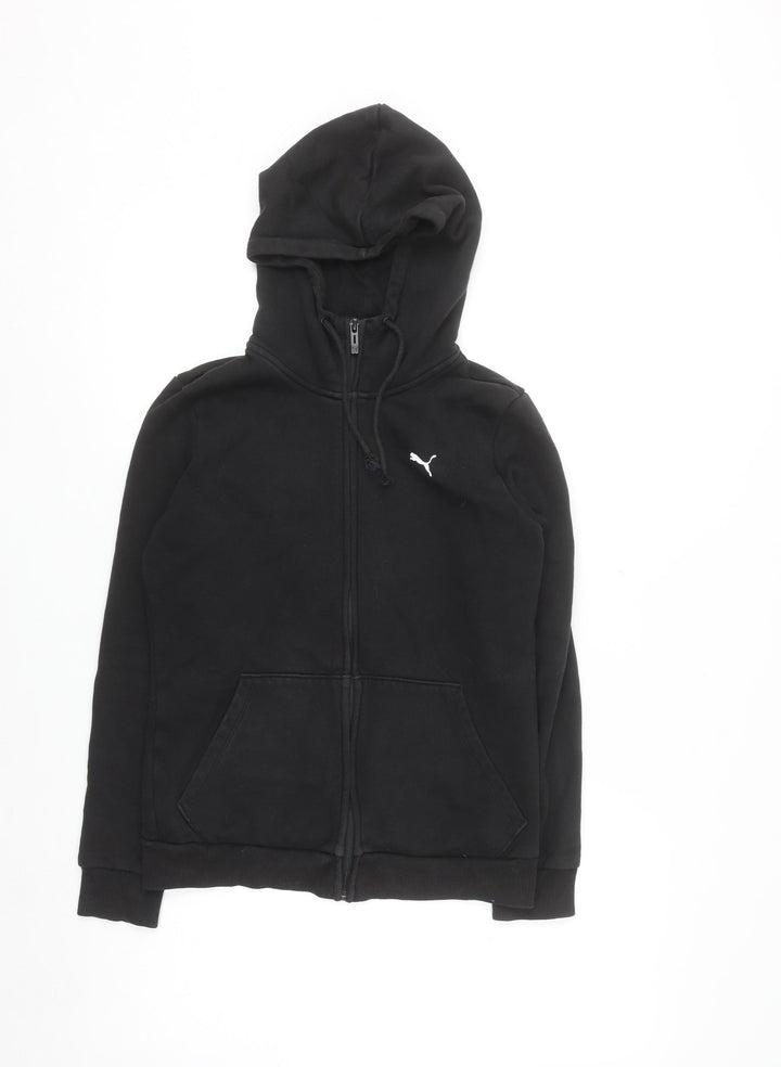 Puma Men's Black Full Zip Hoodie Size S Sportswear Fleece
